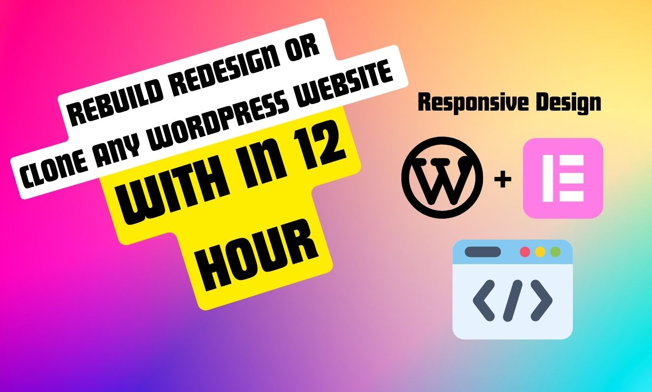 I will design or rebuild responsive website in wordpr...