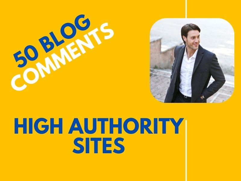Blog comment on 50 high authority sites with Dofollow...