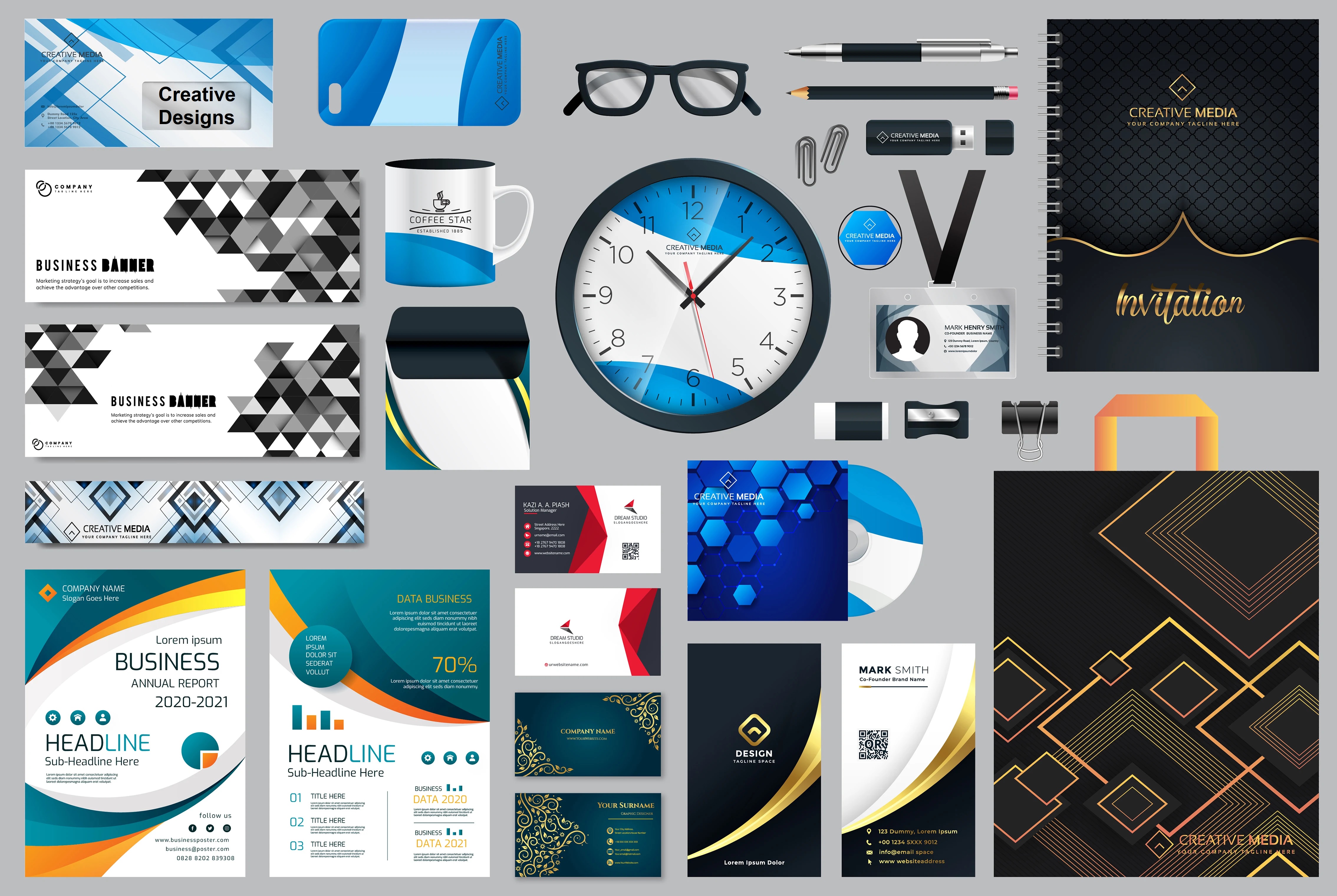 I will make Eye-Catching Business Cards, Flyers, &a...