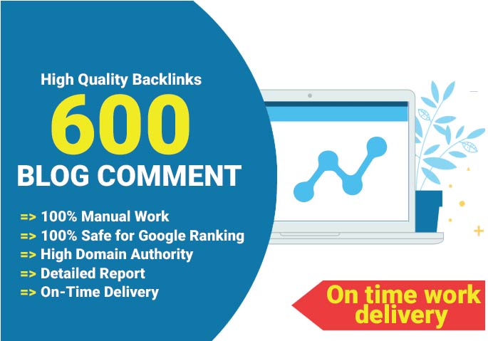 I will submit 600 blog comment on high DA PA backlink...