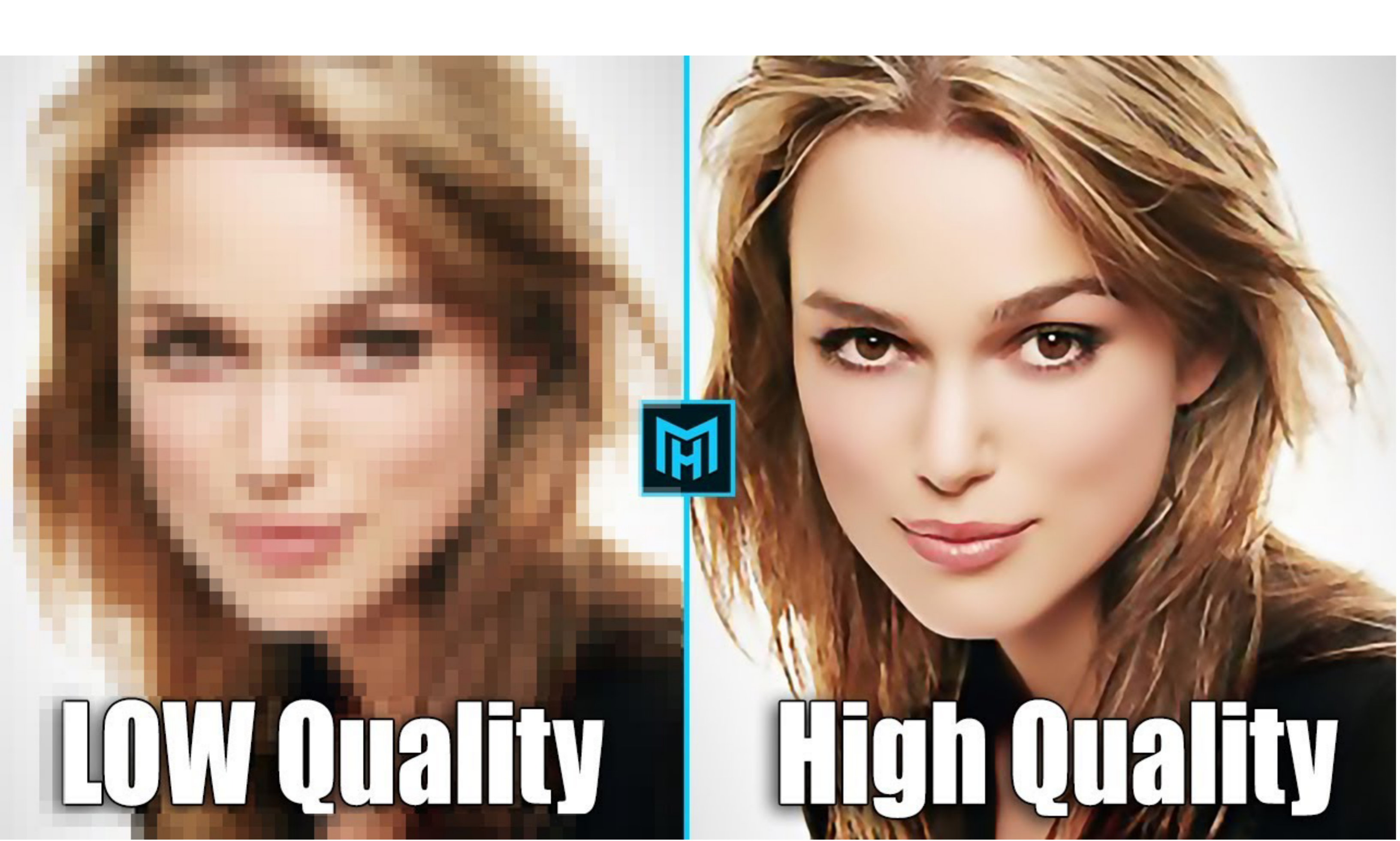 Enhance, improve and upscale your low quality images ...