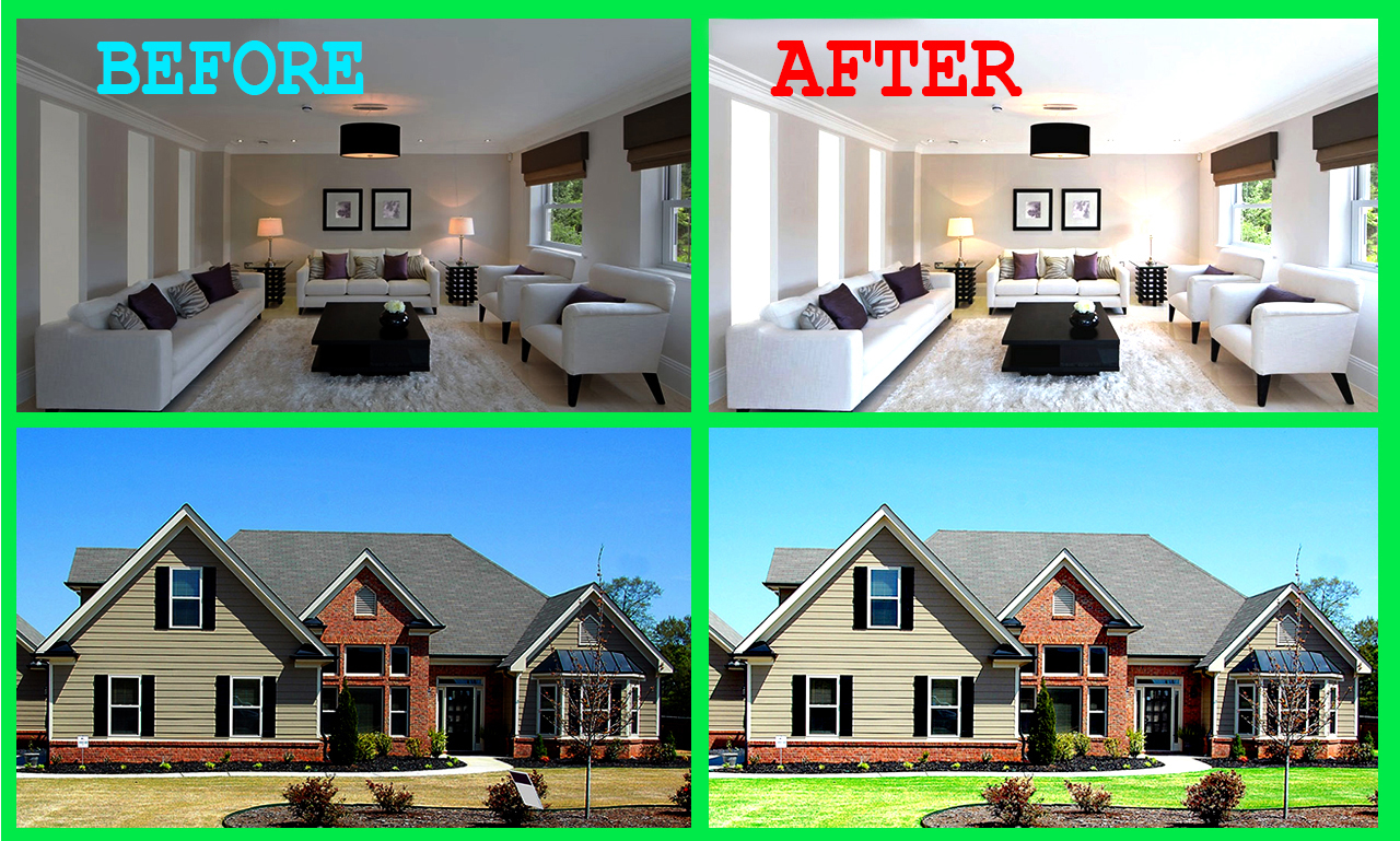 I will do hdr, flambient, real estate photo editing...