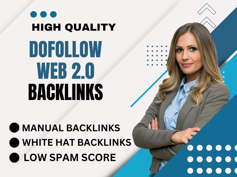 I will build 100 high-quality Web 2.0 backlinks to gr...