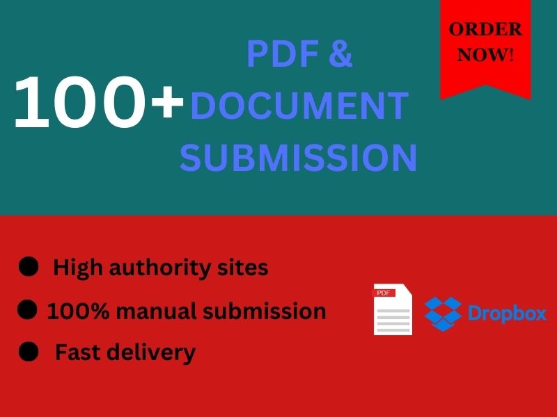 I Will Provide 100 High-Quality PDF Submissions throu...
