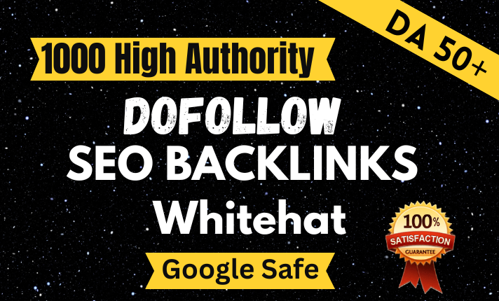 1000 Manual SEO Backlinks, High authority Dofollow B...