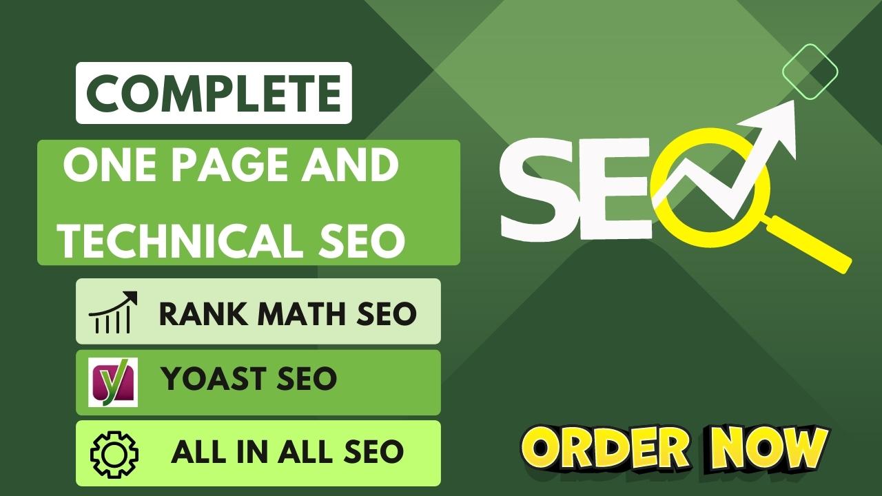 I will do complete Wordpress, PHP, Shopify on page SE...
