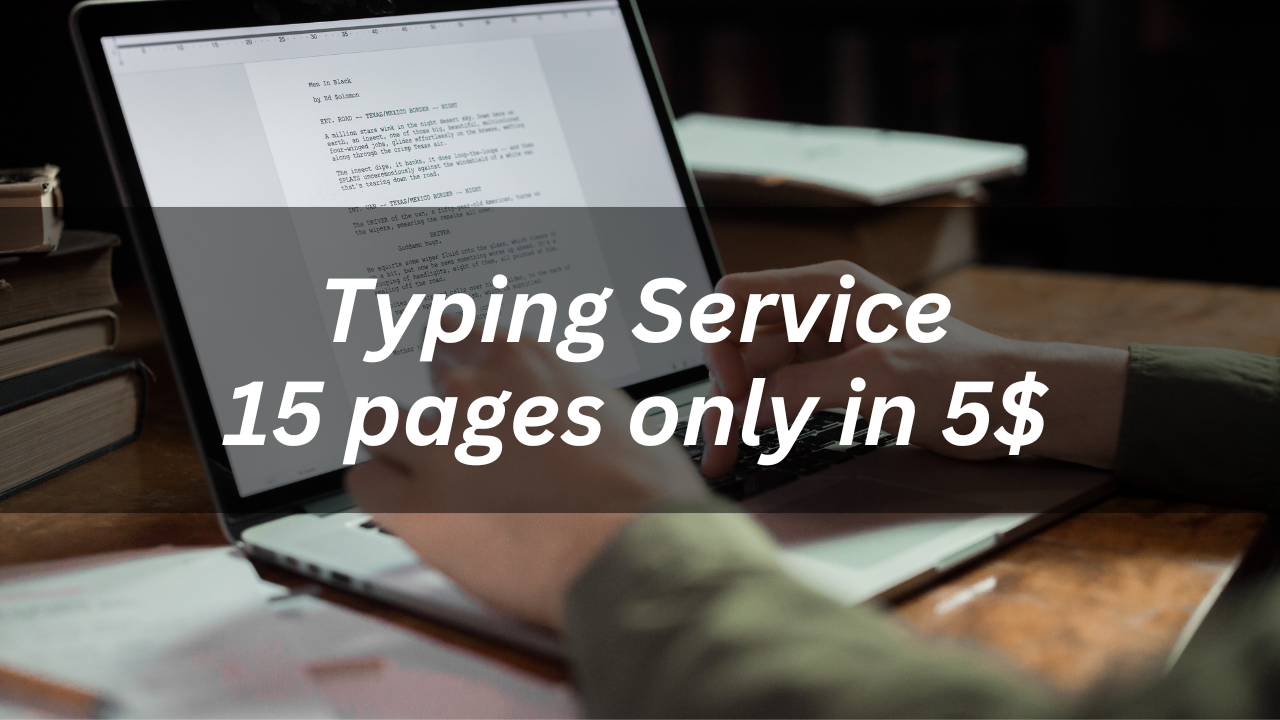 I will do professional copy typing and retyping at co...