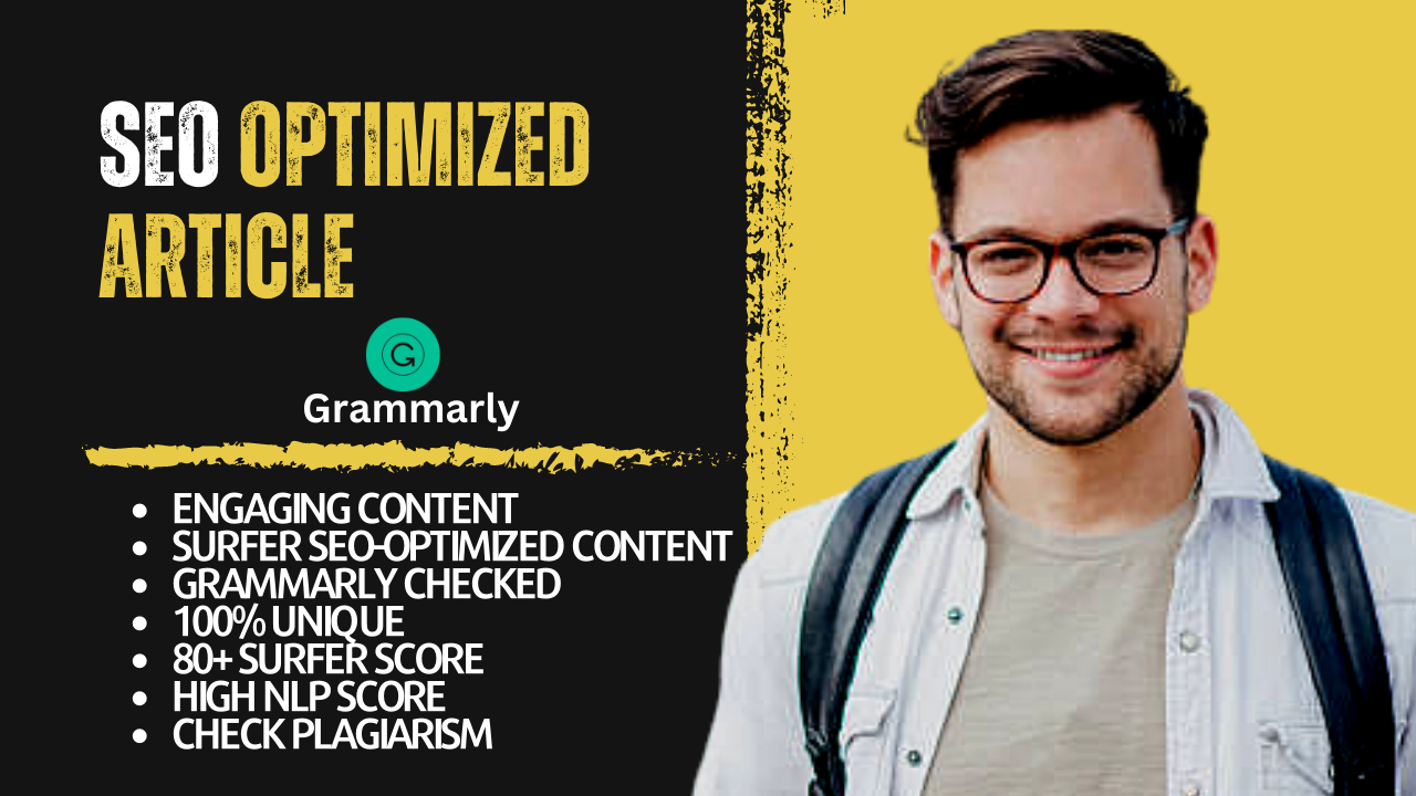 I will provide SEO friendly article and blog post ser...