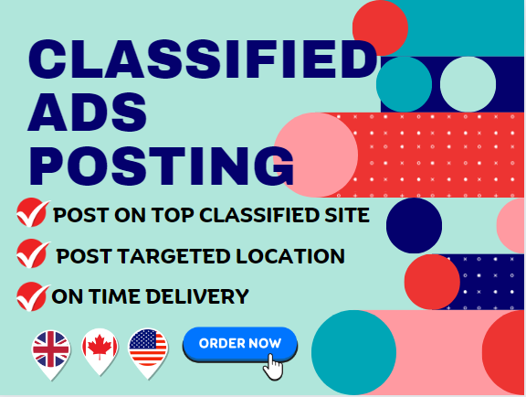 I will create place your advertising on 60 classified...