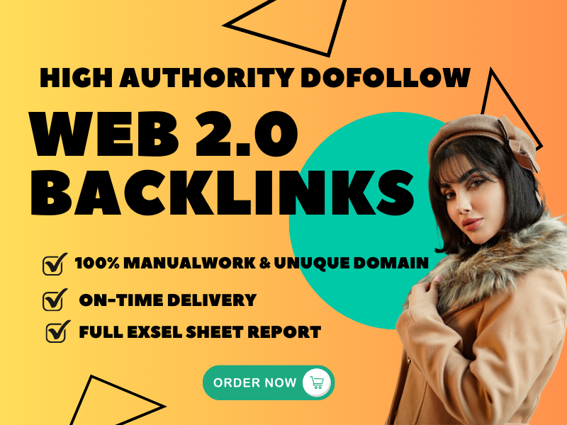 I will build 70 web 2 0 backlinks to high da pa websi...