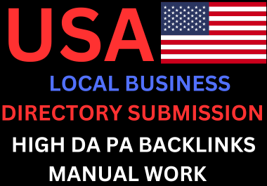 I will do top 40 USA local citations, business direc...