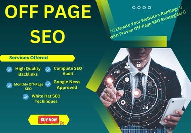 Monthly off page SEO service, pro high quality backl...