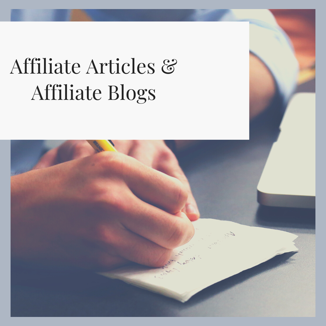 I will write affiliate blogs and articles within 6 ho...