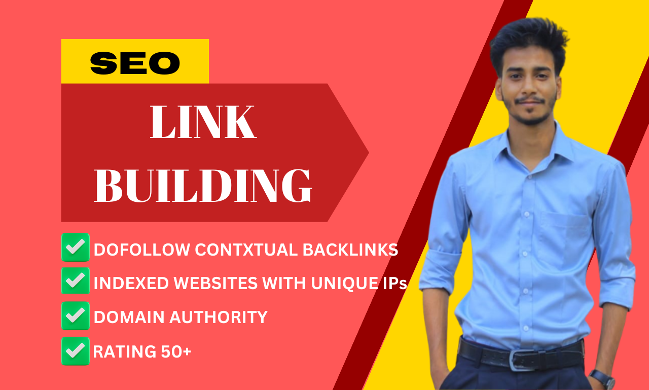 I will create high quality link building dofollow SEO...