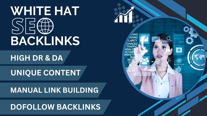 I will do authority white hat seo backlinks for top g...