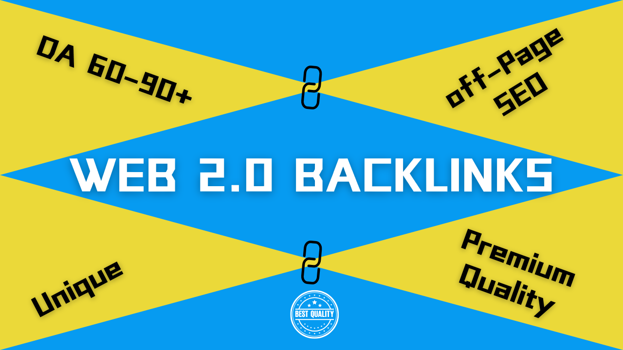 50 Web 2.0 High Authority Backlinks from DA 60-90+ We...
