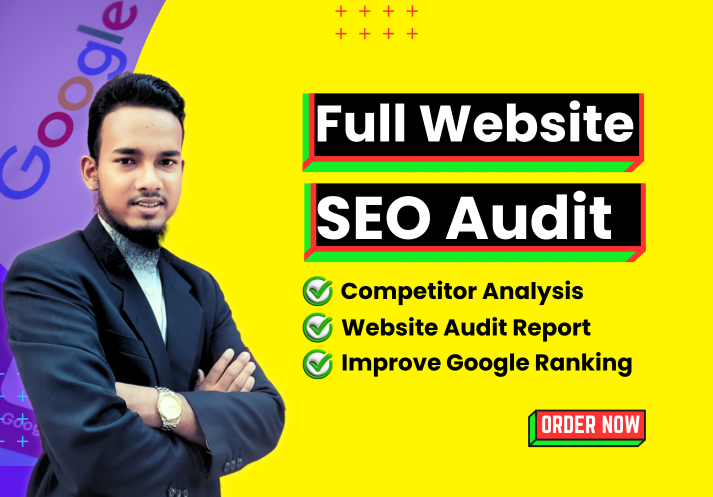 I will do a Complete SEO Audit report on your Website...