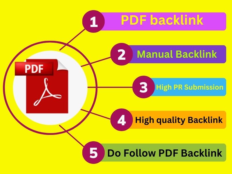 I will Provide High quality 30 pdf manual backlink fo...