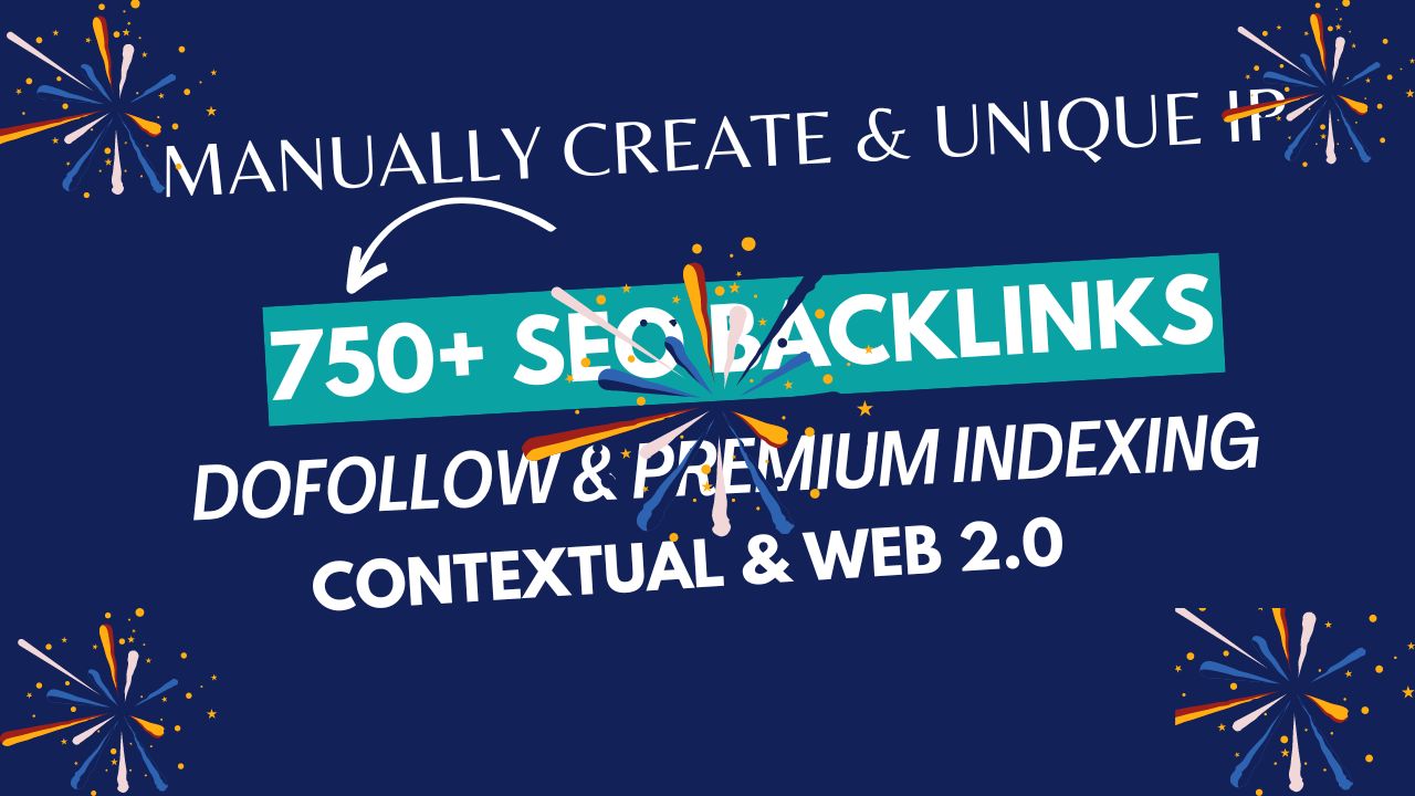 Create 750 Manually high quality dofollow seo context...