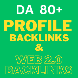 Boost Your website with manual DA 80+ 10 Profile Back...