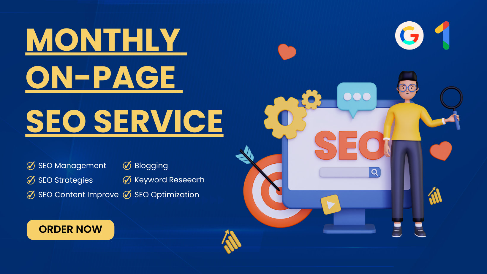 Complete Monthly On Page SEO Service For WordPress An...