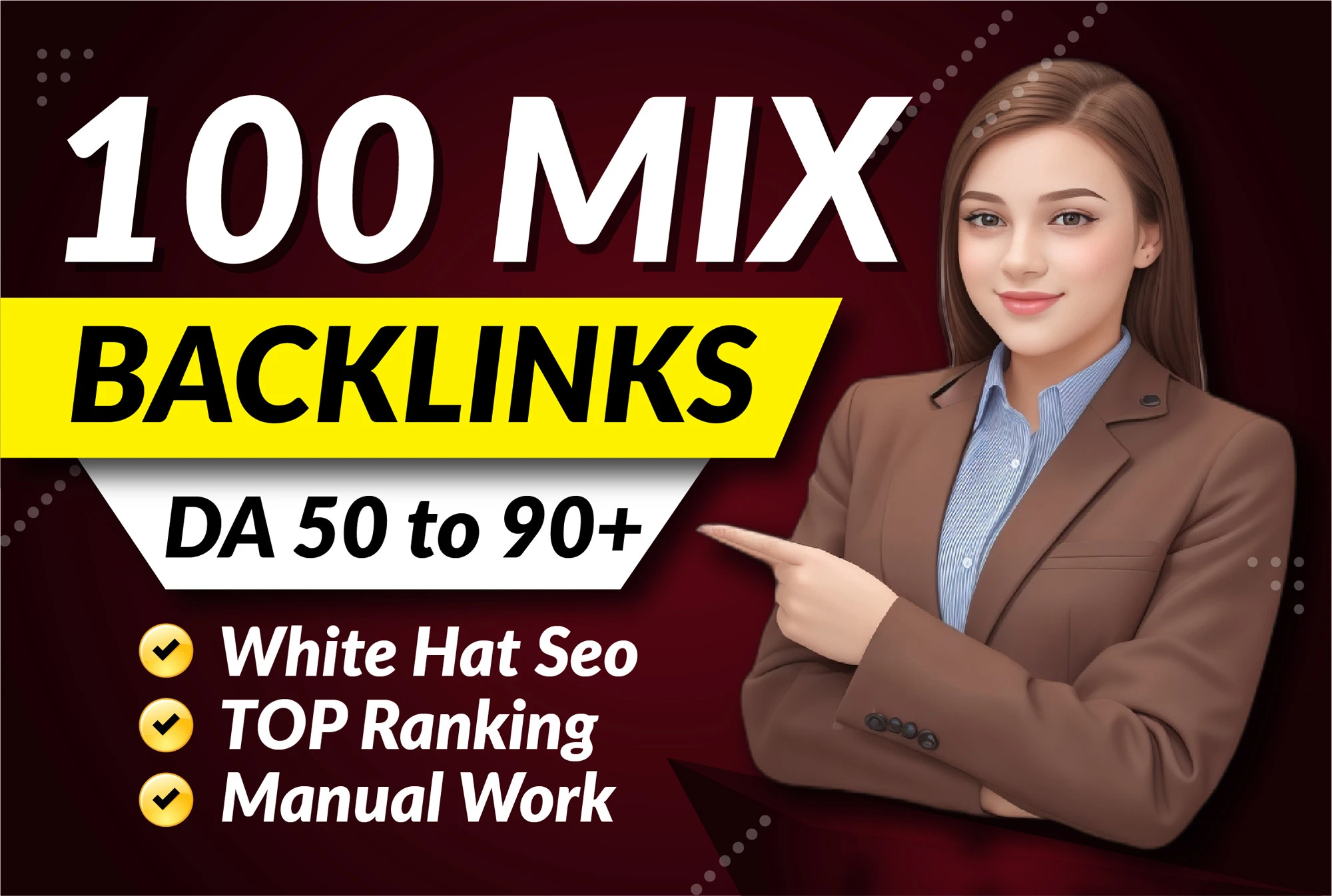 100 Mix SEO backlinks For Google Ranking on high DA s...