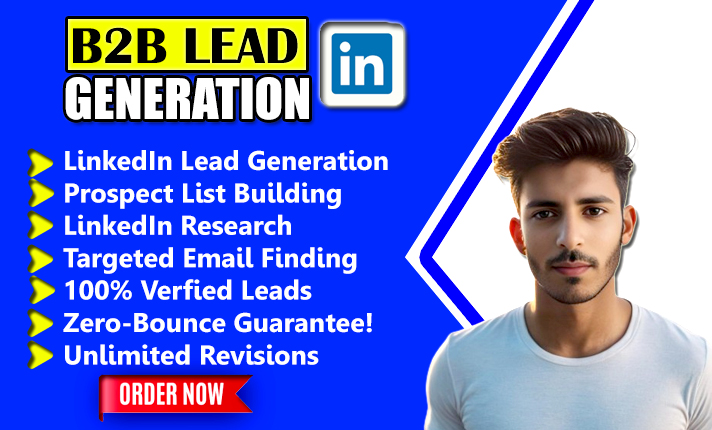 I will provide b2b b2c linkedin lead generation data ...