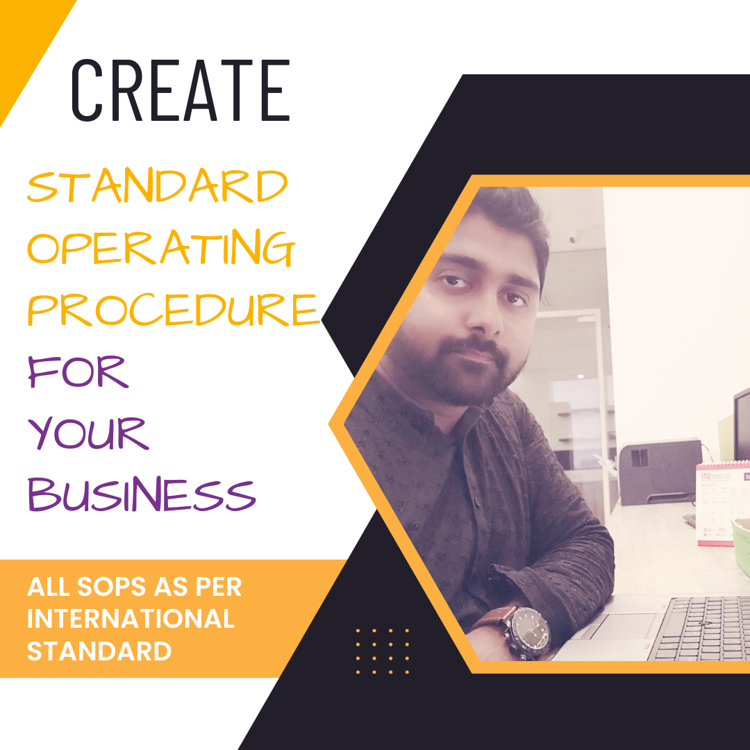 I will make the standard operating procedures for you...