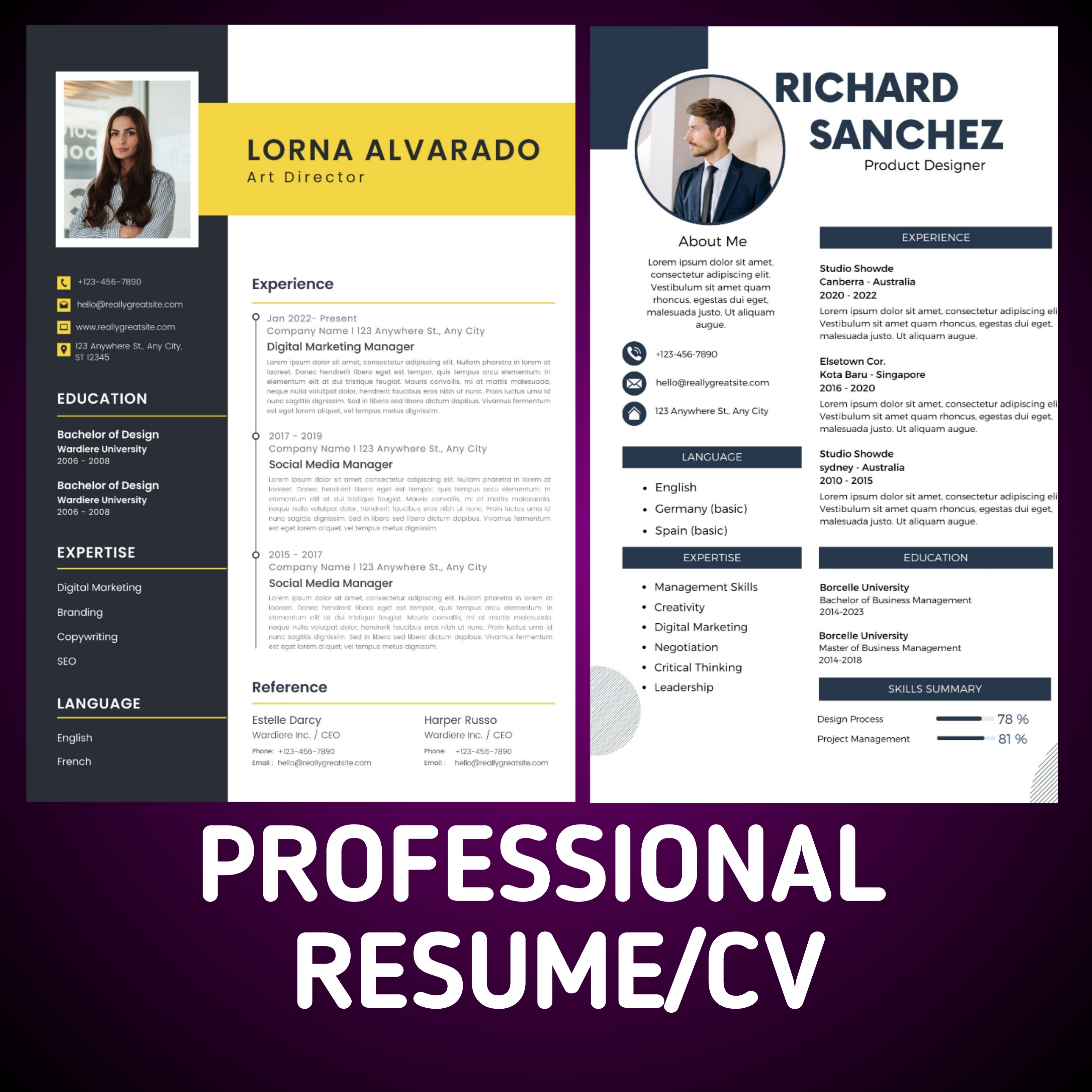 I will professionally write resume/CV and cover lette...