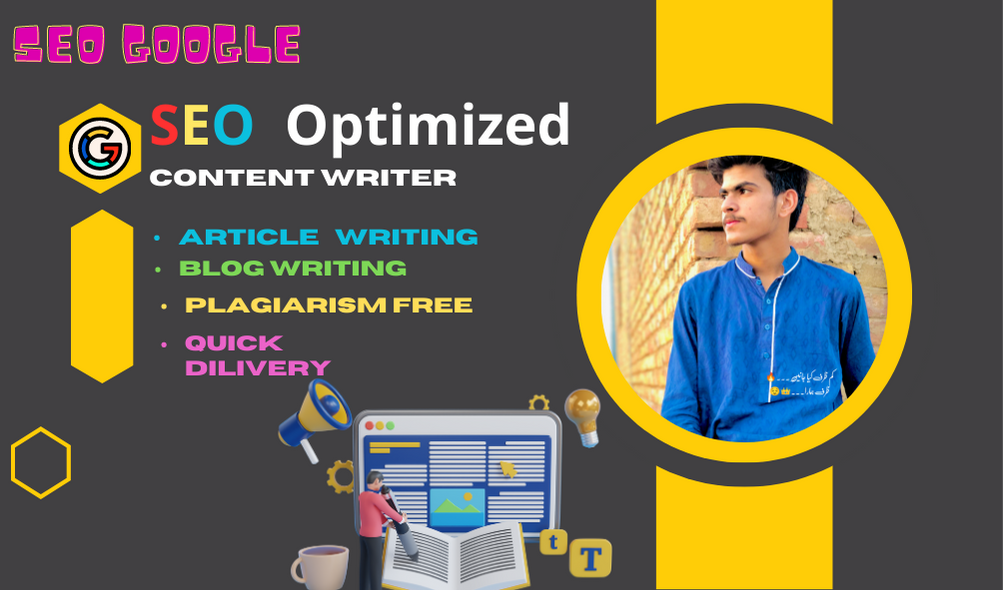I will Write unique SEO friendly AND SEO optimized Ar...