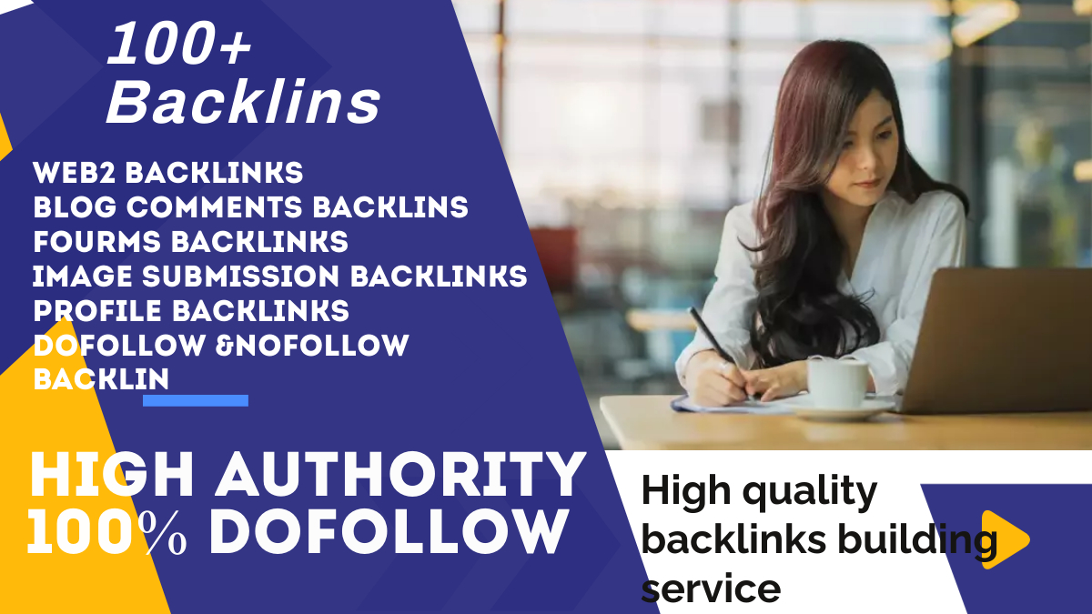 Manually I will develop 100 + High Quality Backlinks ...