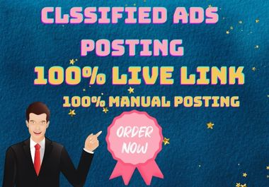 I will post your classified ads on top classified ad ...
