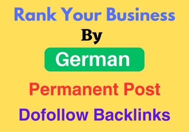 You will get dofollow german backlinks for authority ...