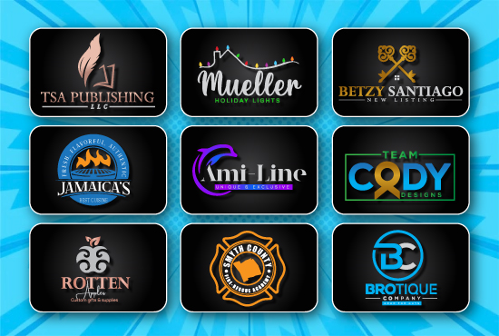 I will do 4 minimalist logo design