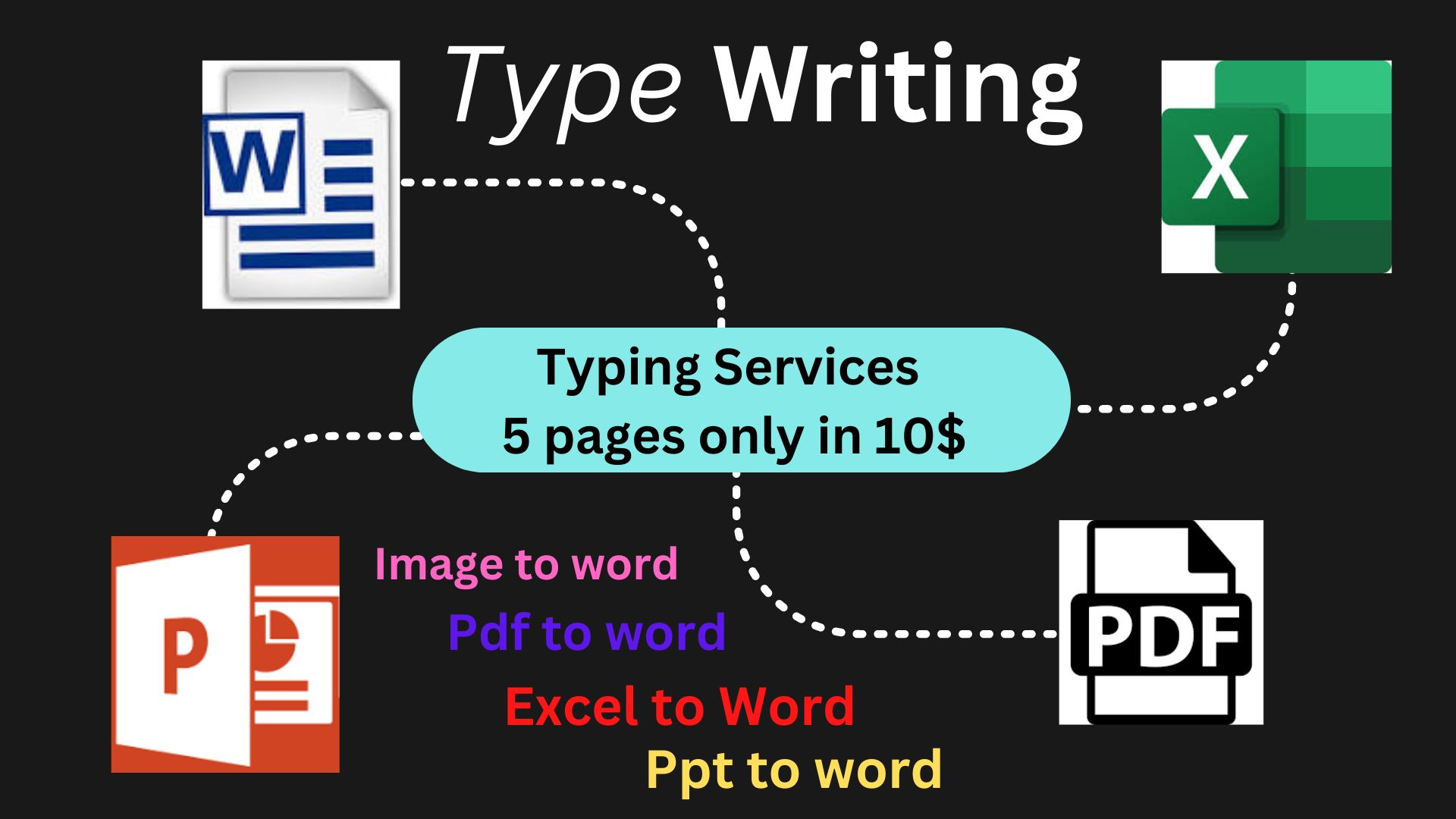 Typing jobs MS-Word, MS-Excel and Virtual Assistant