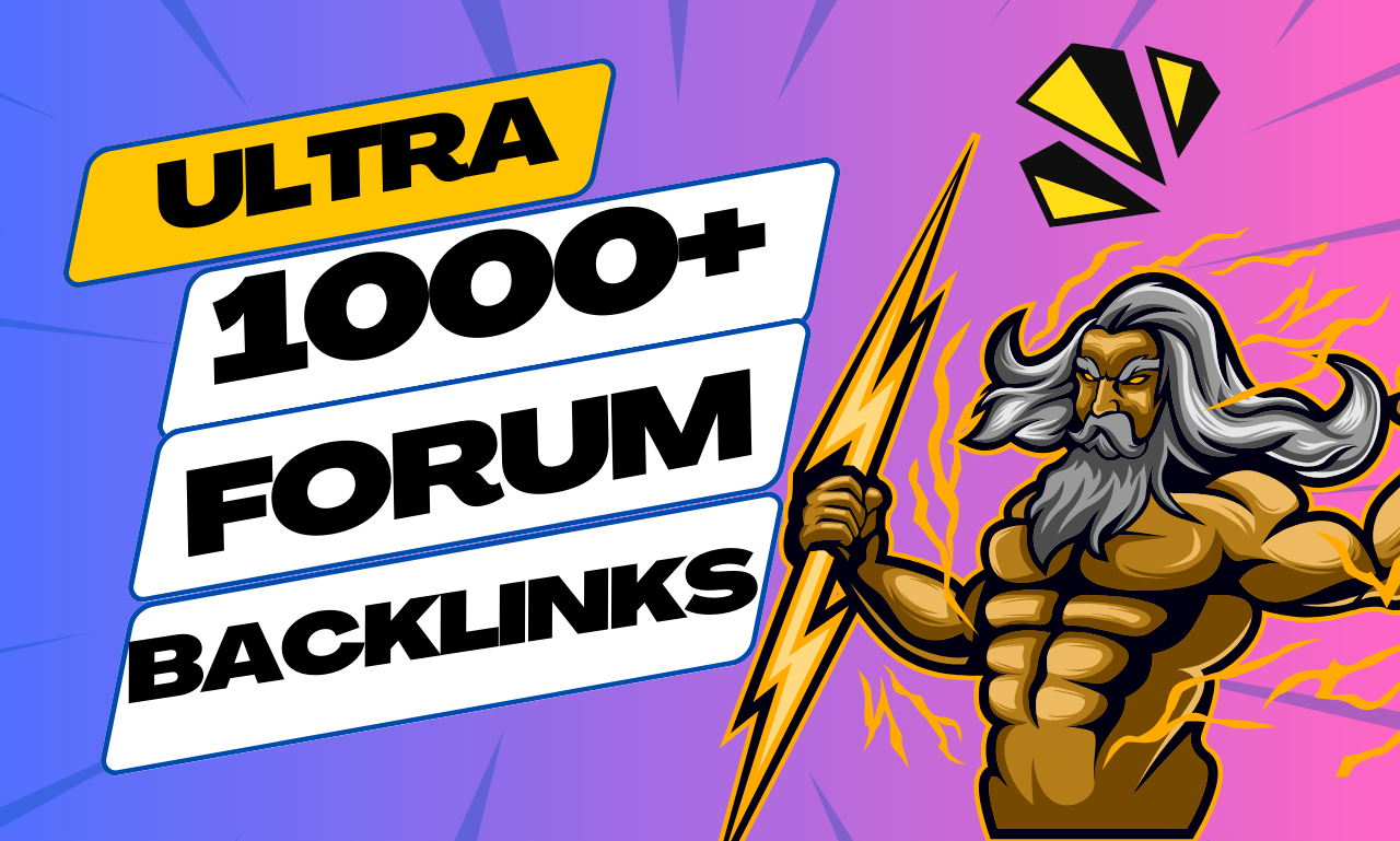 1000 high quality forum posting backlinks for your we...