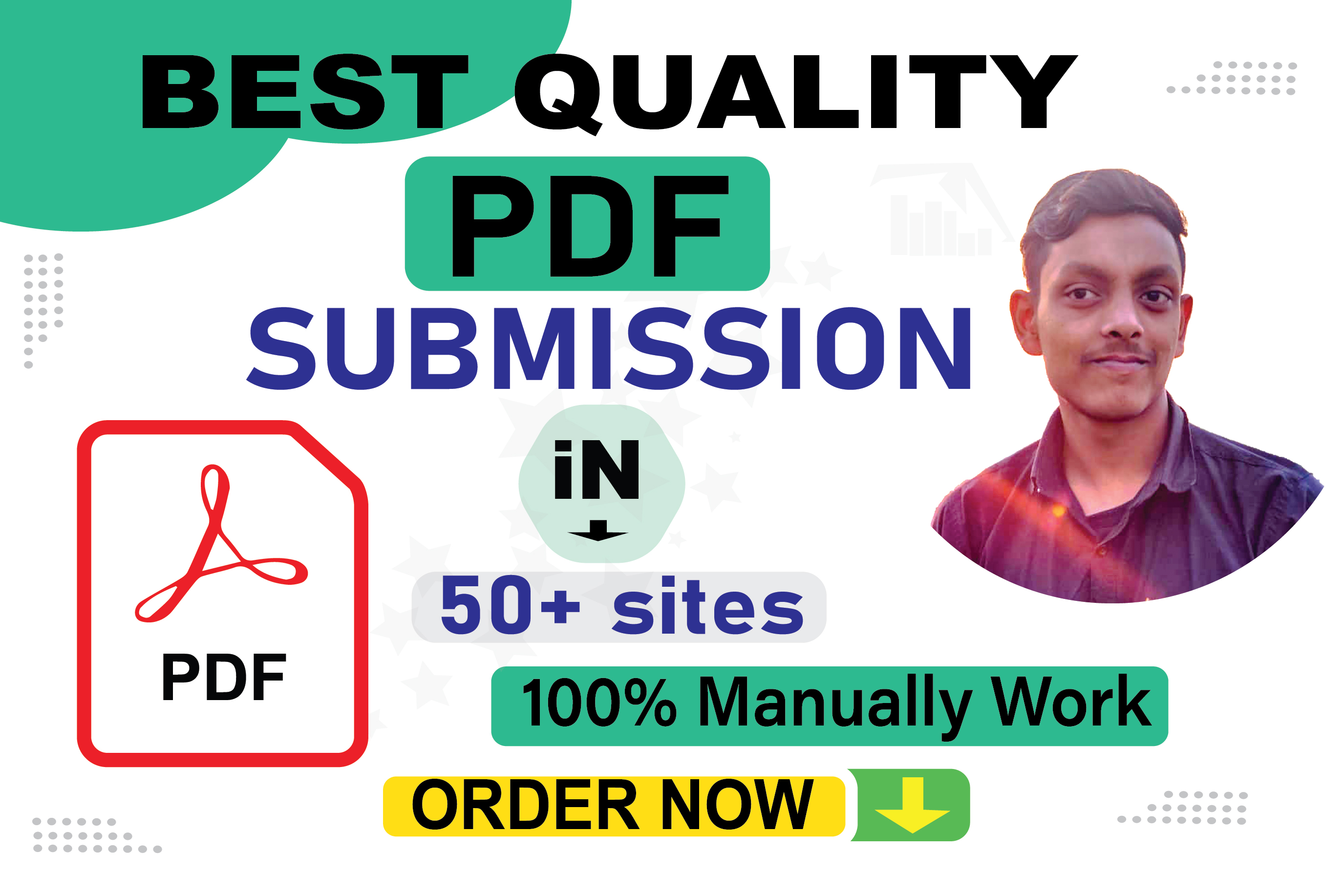 I will do a PDF/Document submission to 50 document sh...