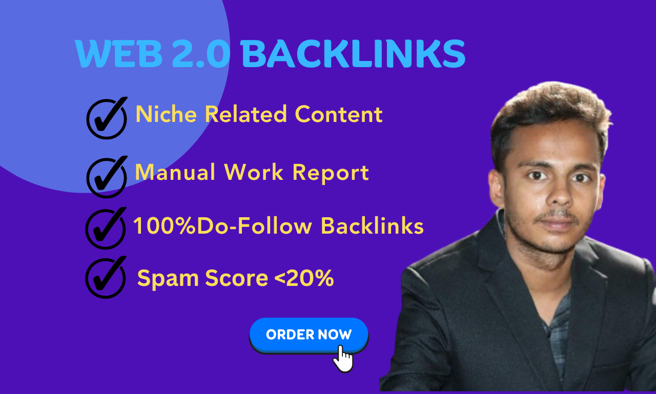 I Will Manually Create 50 Top Quality Web 2.0 Backlin...