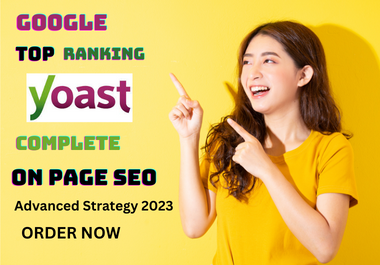 I will offer Yoast On-Page SEO and Technical SEO Serv...