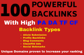Increase Ranking with 100 Unique Domain High Authorit...