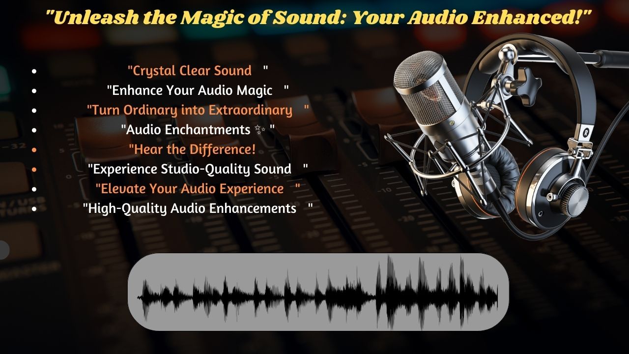 create crystal clear audio enhance or unleash the pow...
