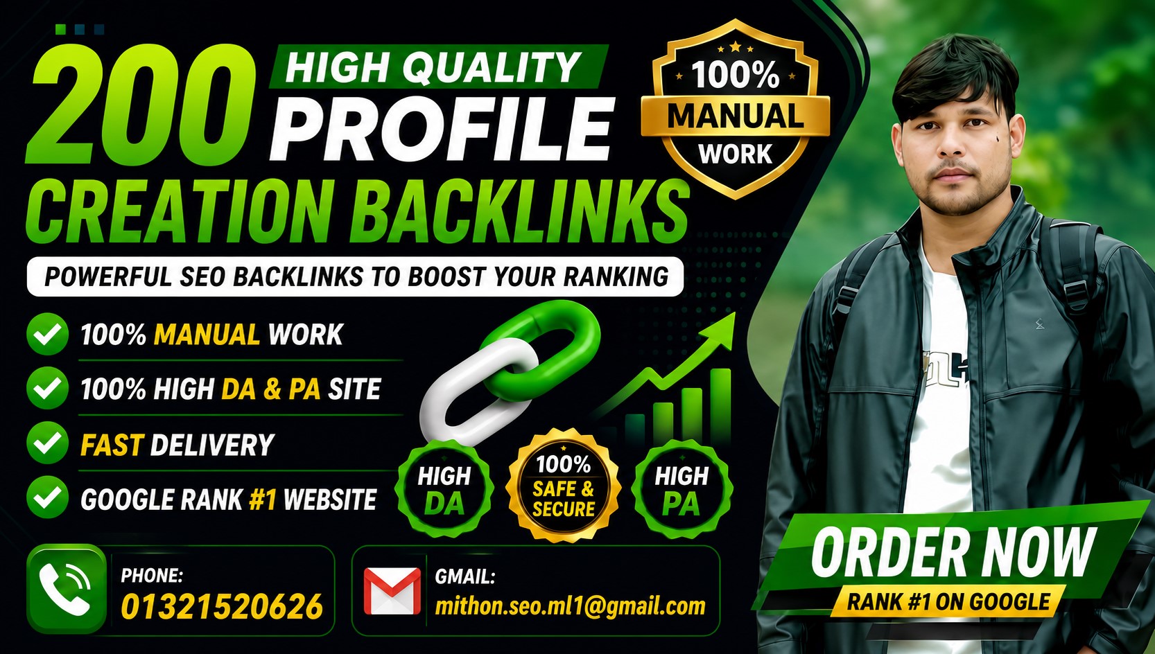 I Will Create 200 SEO Profile Creation Backlinks with...