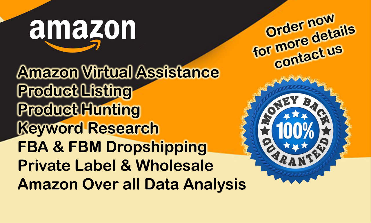 i will do amazon virtual assistance product hunting k...