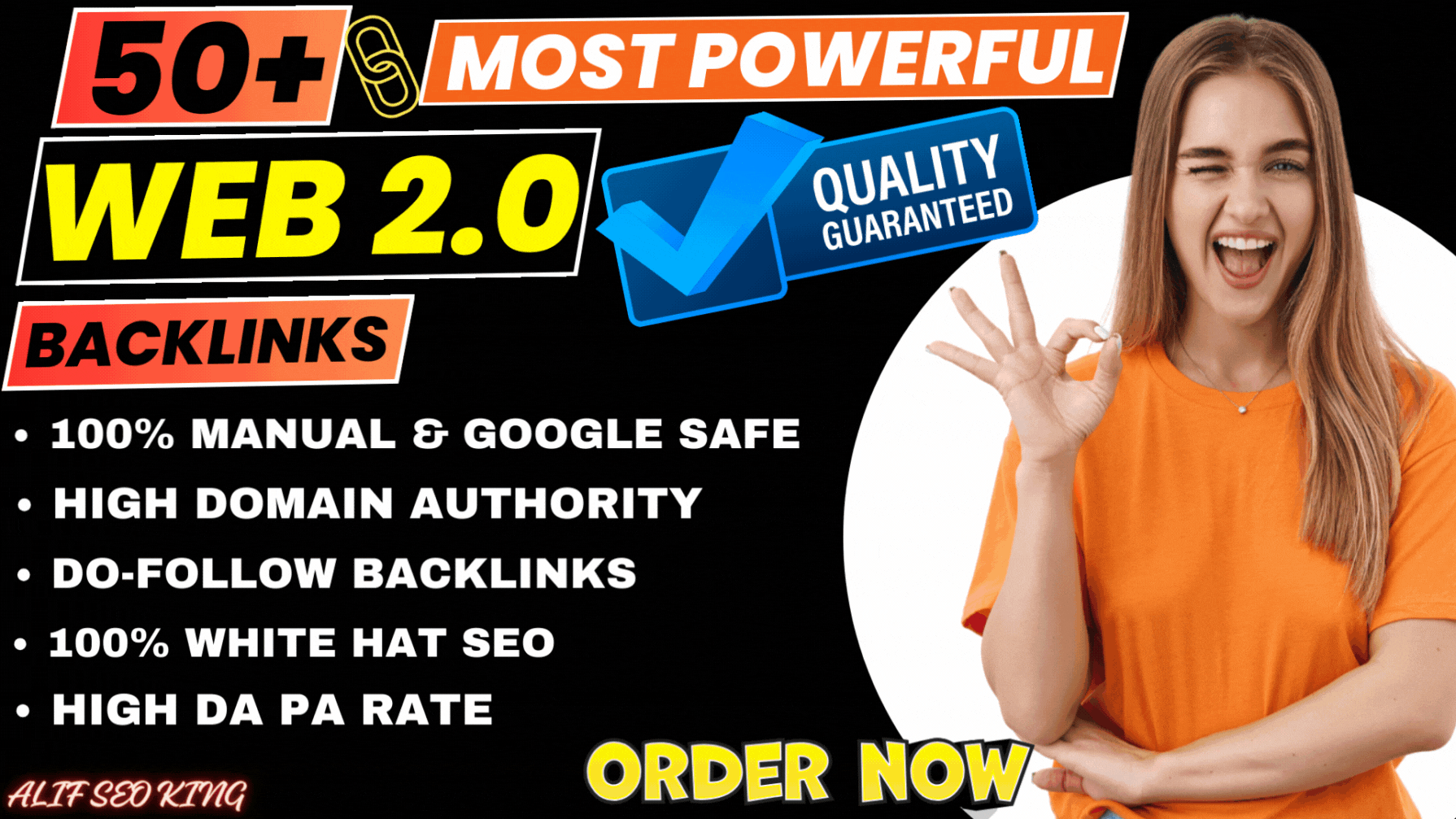 I will do 50 Plus Most Powerful & High-Quality Web 2.0 Backlinks for Your Website 