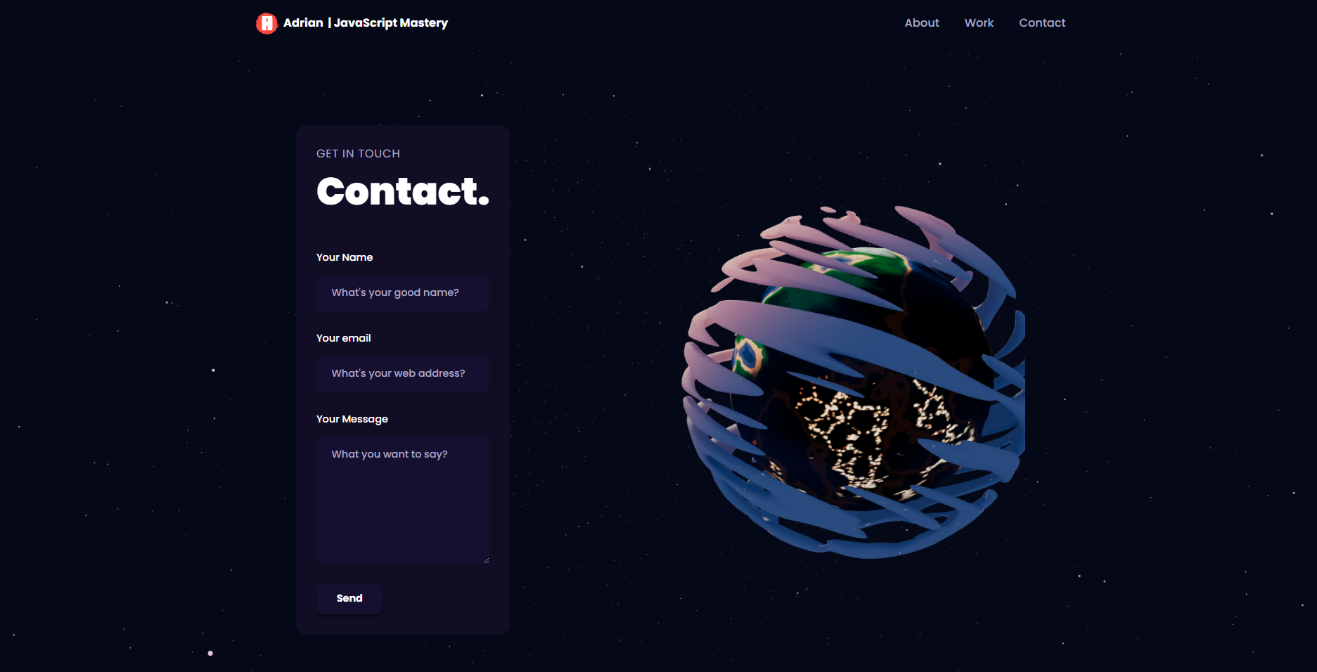 I will do front end web development in react js next ...