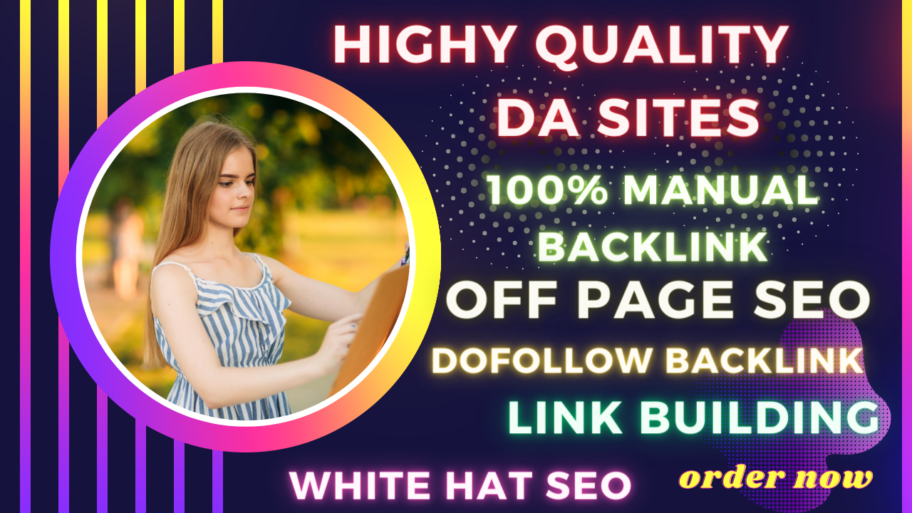 I will create seo profile backlink with high da autho...