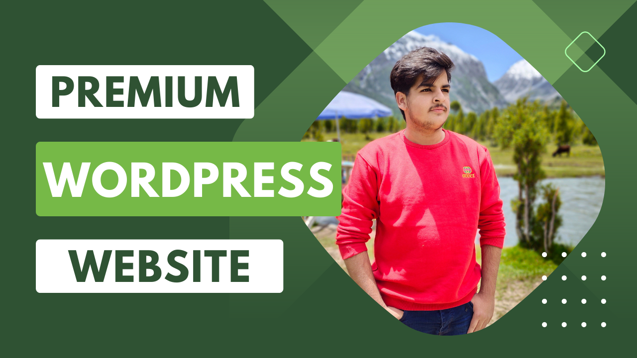 I will develop a WordPress premium website with a res...