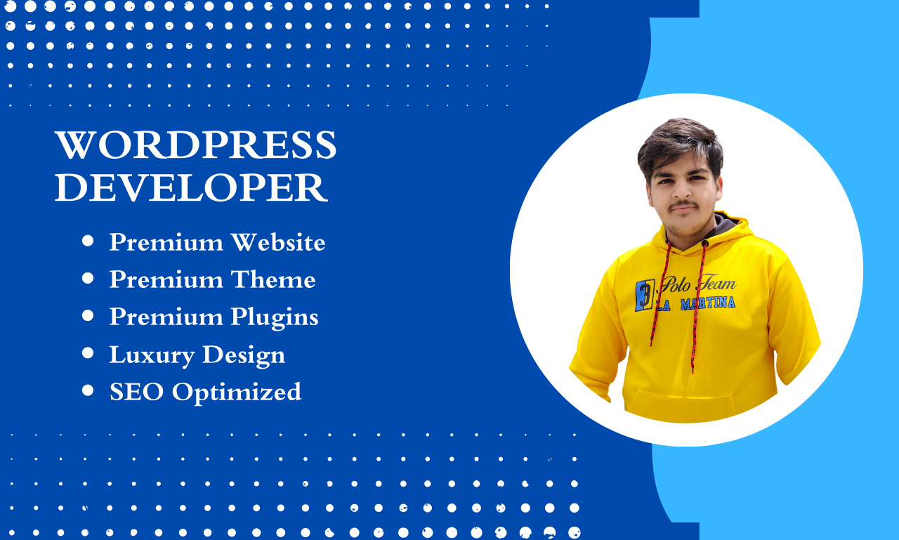 I will design a Premium Seo Optimized WordPress websi...