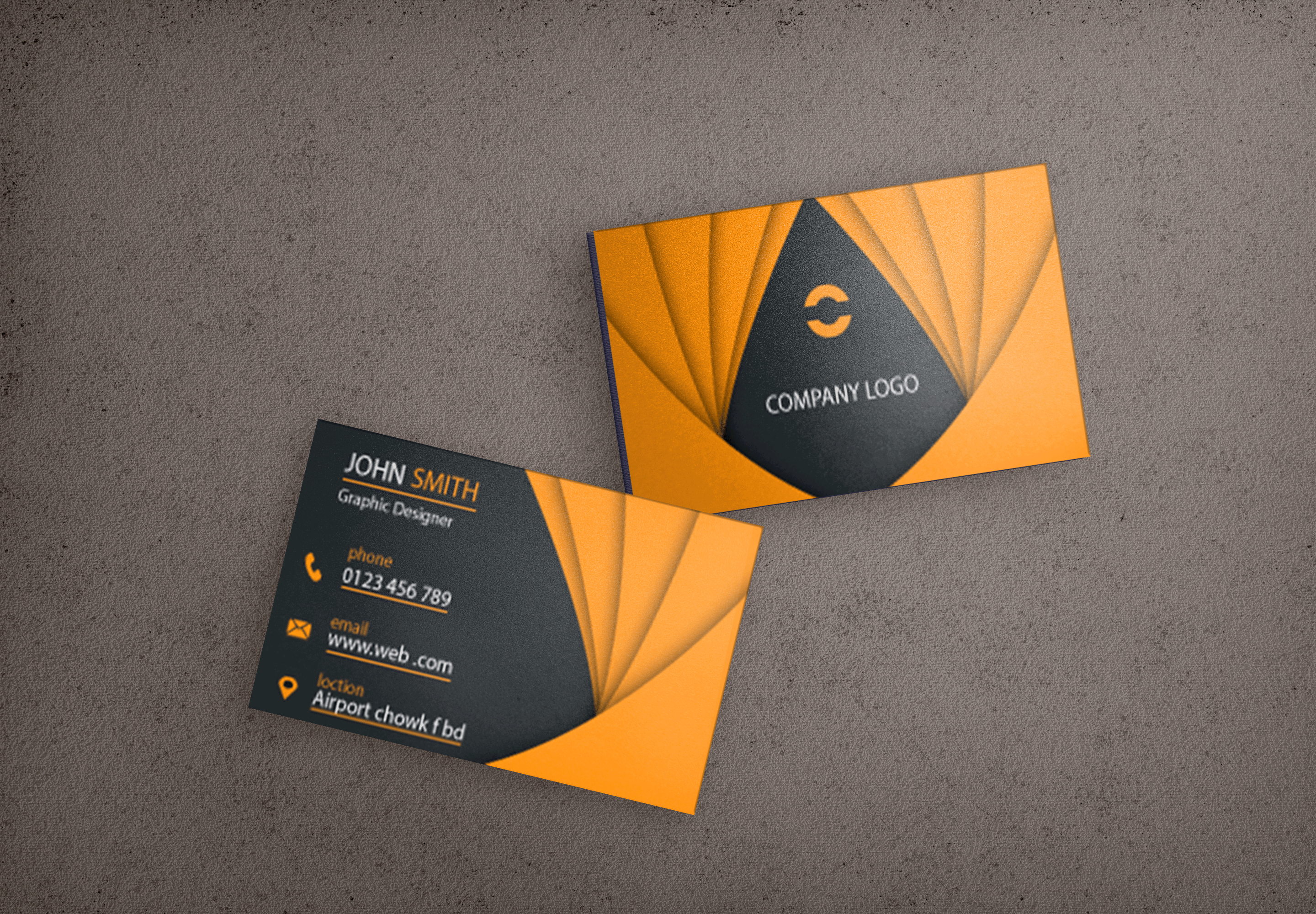 Graphic designer business card designer