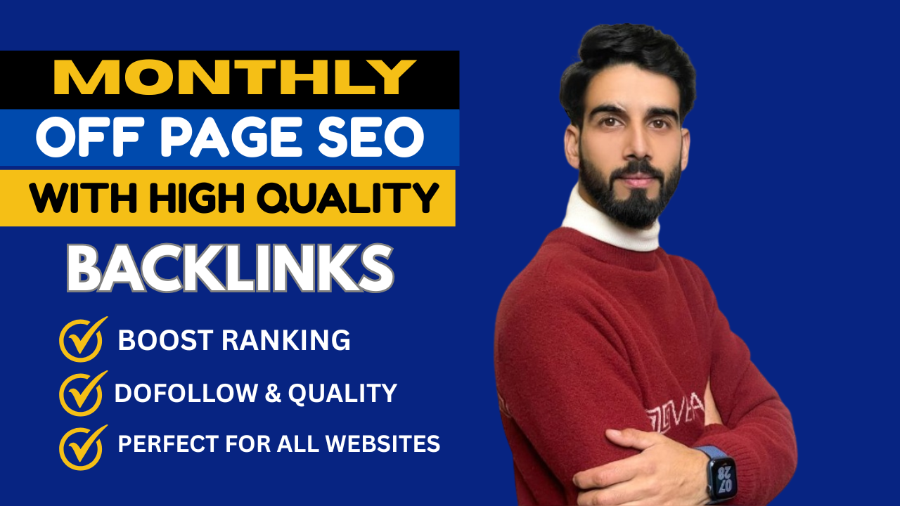 30 Days SEO Backlinks Manual Boost Rankings